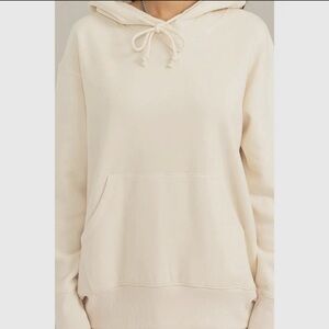 Soft Oversized Cream Color Hoodie